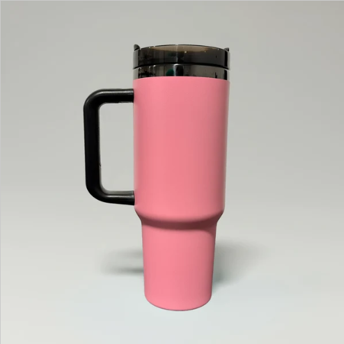 40oz Plated Tumbler — Green/Blue or Pink/Black Reveal