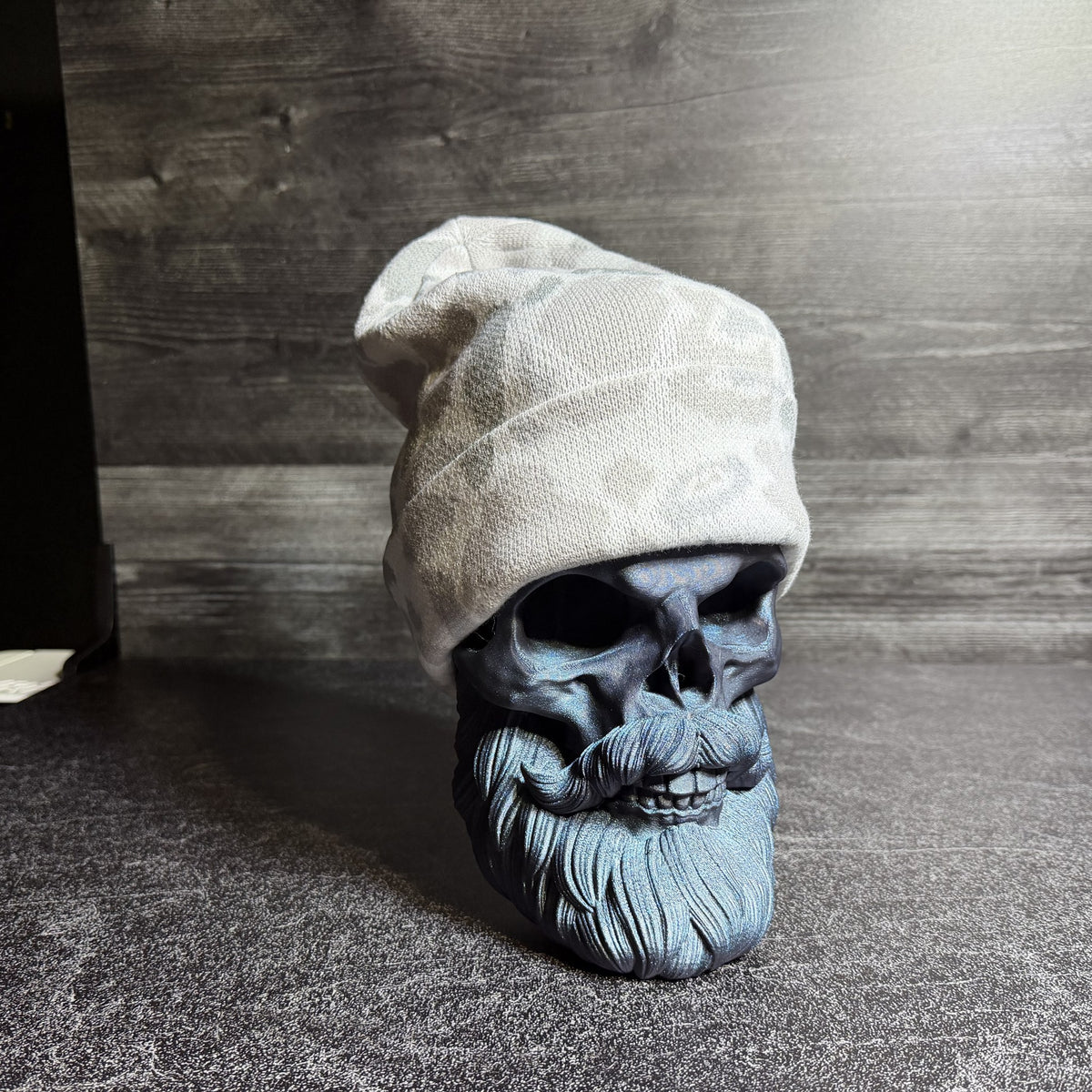 Duck Camo Beanie, Custom Patch