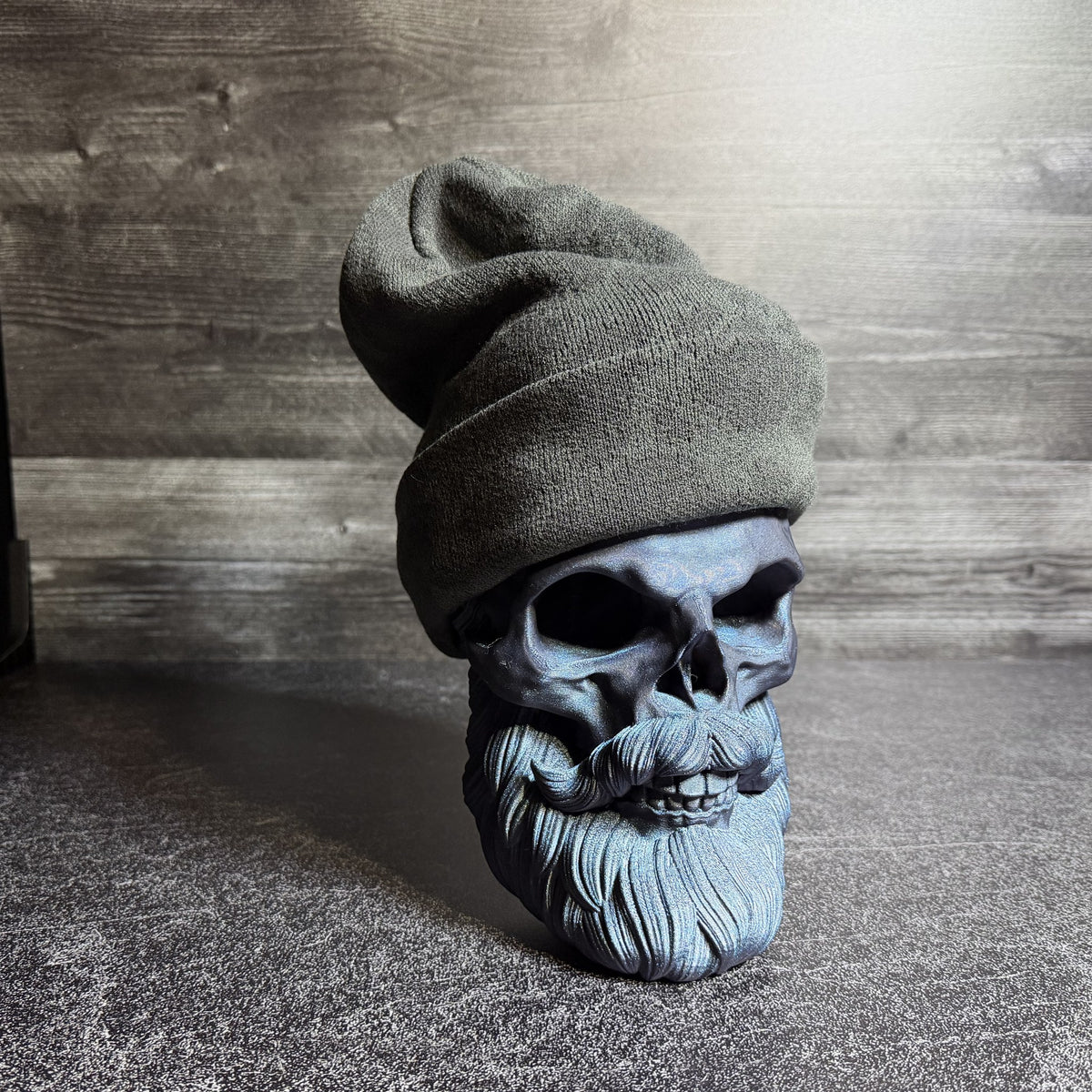 Duck Camo Beanie, Custom Patch