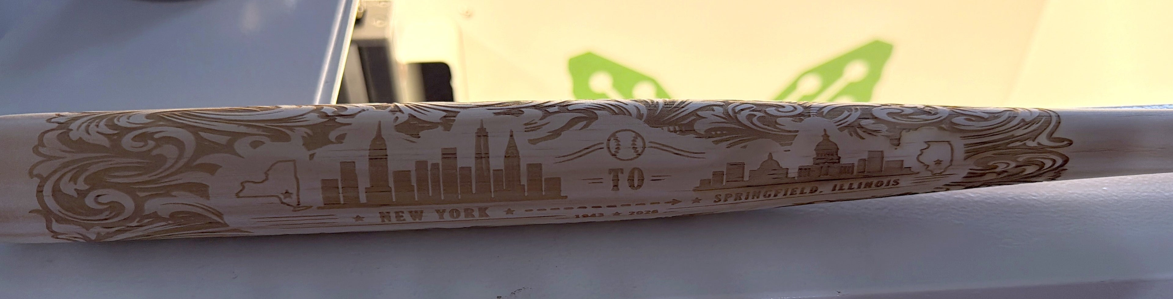 The Journey Mini Bat - 18 inch - New York to Springfield 1943 to 2026